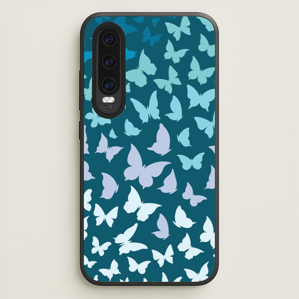 Blue Gradient Butterfly - Butterfly Patterns - Butterfly Patterns Phone Case for Huawei P30