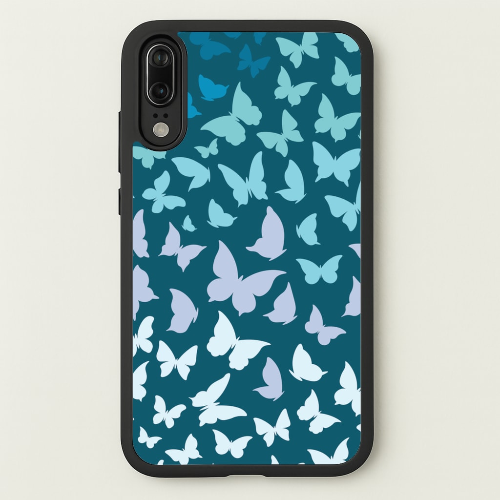 Blue Gradient Butterfly - Butterfly Patterns - Butterfly Patterns Phone Case for Huawei P20