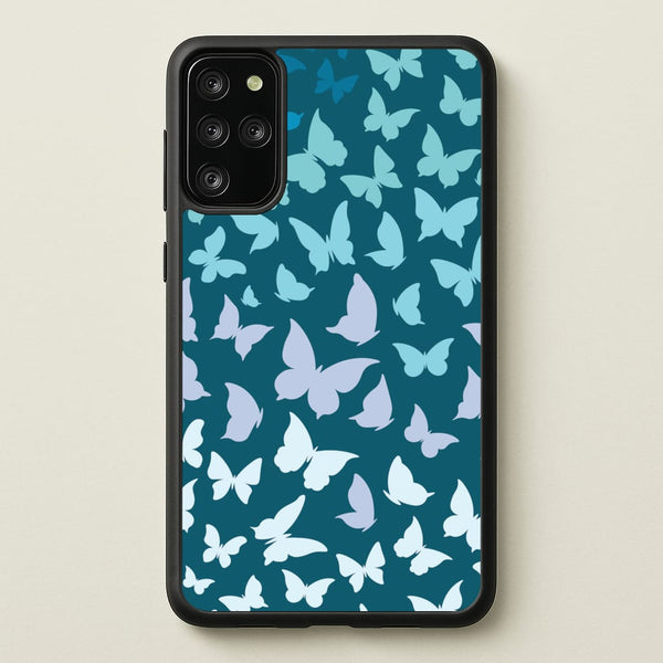 Blue Gradient Butterfly - Butterfly Patterns - Butterfly Patterns Phone Case for Galaxy S20 Plus