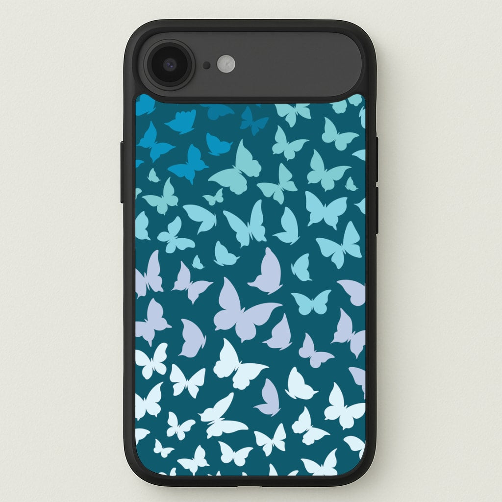 Blue Gradient Butterfly - Butterfly Patterns Phone Case for iPhone 17 Air