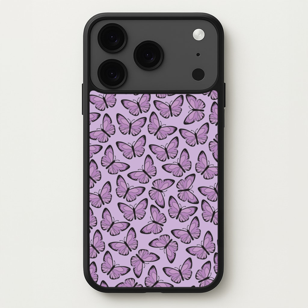 Purple Butterfly - Butterfly Patterns Phone Case for iPhone 17 Pro Max