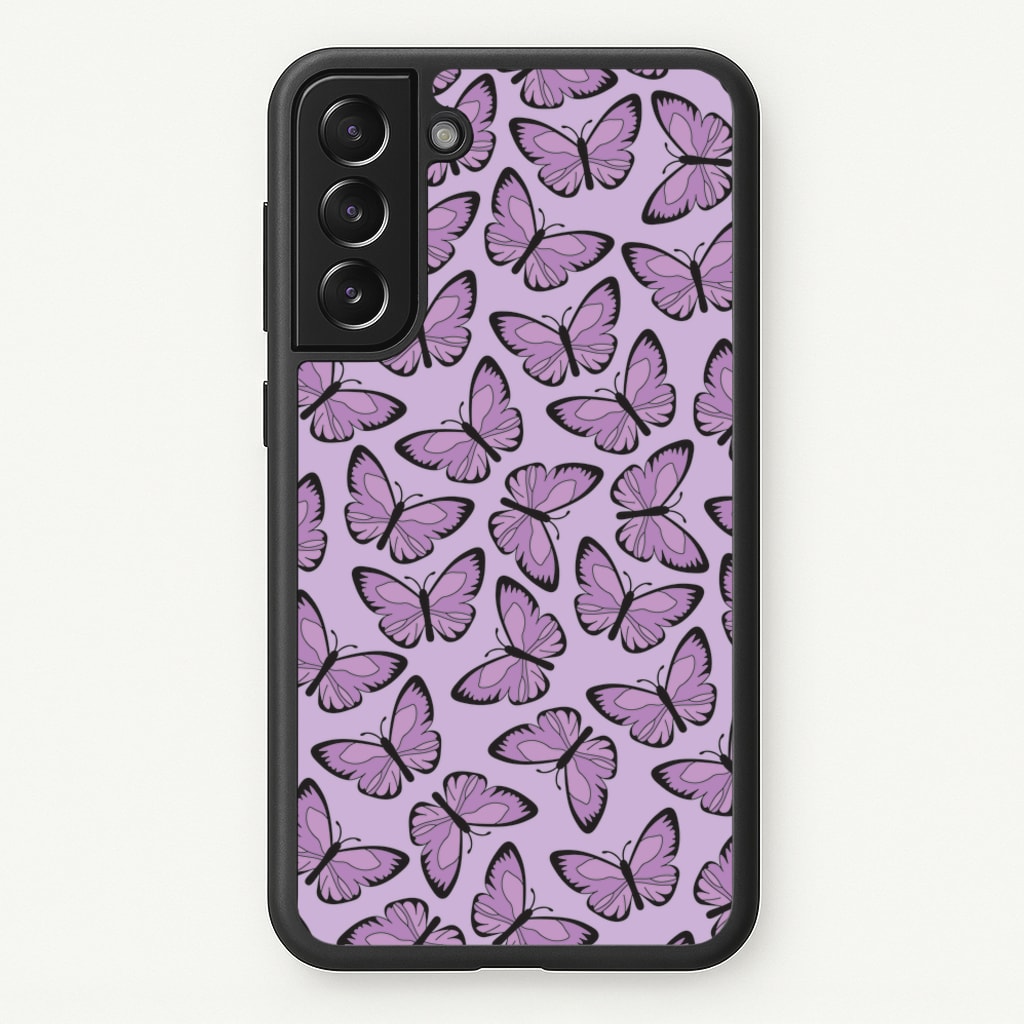 Purple Butterfly - Butterfly Patterns - Butterfly Patterns Phone Case for Galaxy S21 Plus