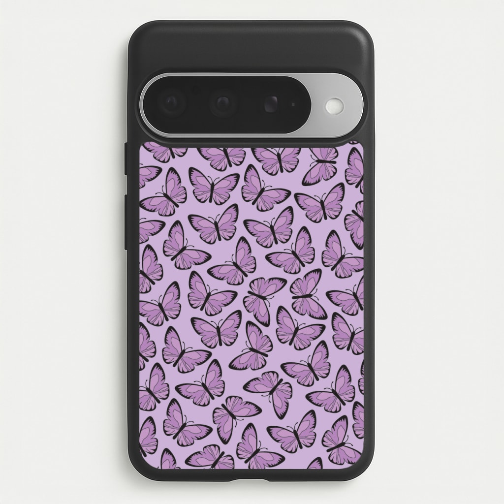 Purple Butterfly - Butterfly Patterns Phone Case for Google Pixel 10 Pro XL