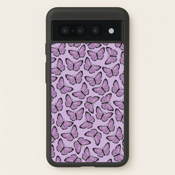 Purple Butterfly - Butterfly Patterns - Butterfly Patterns Phone Case for Google Pixel 7 Pro