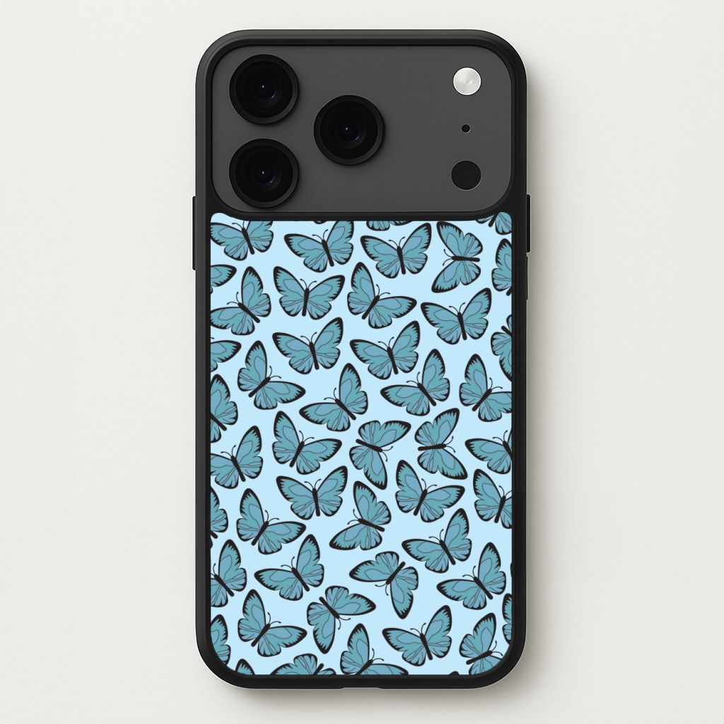 Blue Butterfly - Butterfly Patterns Phone Case for iPhone 17 Pro Max