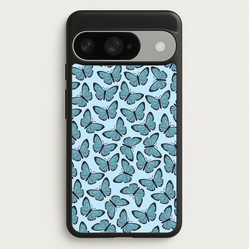 Blue Butterfly - Butterfly Patterns Phone Case for Google Pixel 10 / 10 Pro