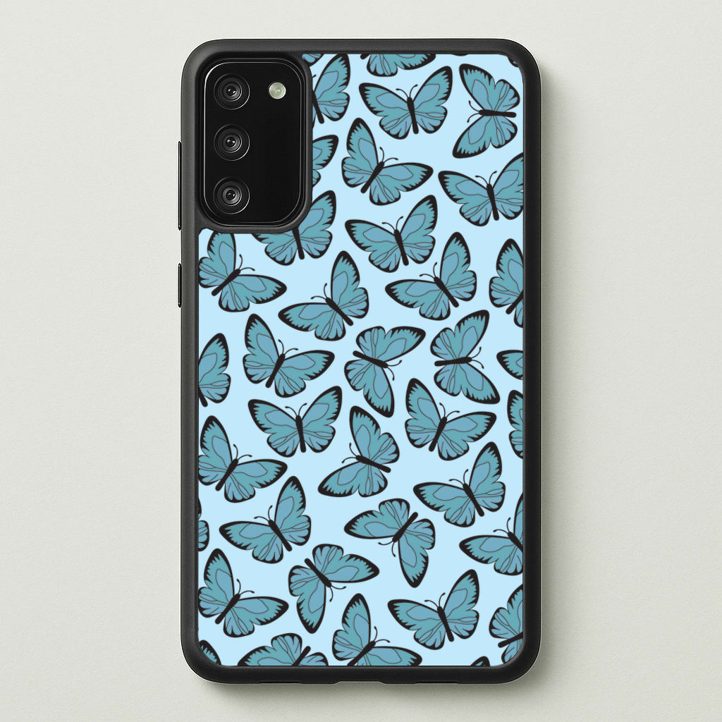 Blue Butterfly - Butterfly Patterns - Butterfly Patterns Phone Case for Galaxy S20FE