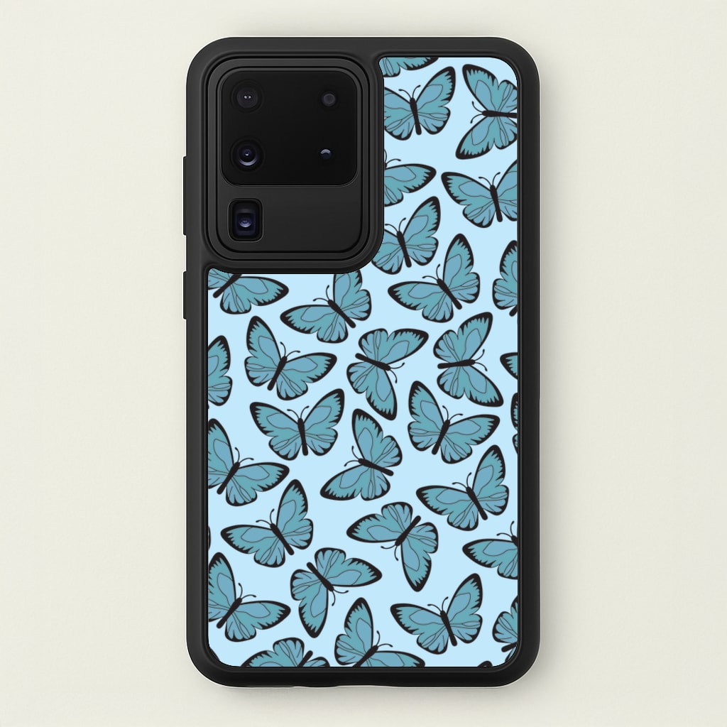 Blue Butterfly - Butterfly Patterns - Butterfly Patterns Phone Case for Galaxy S20 Ultra