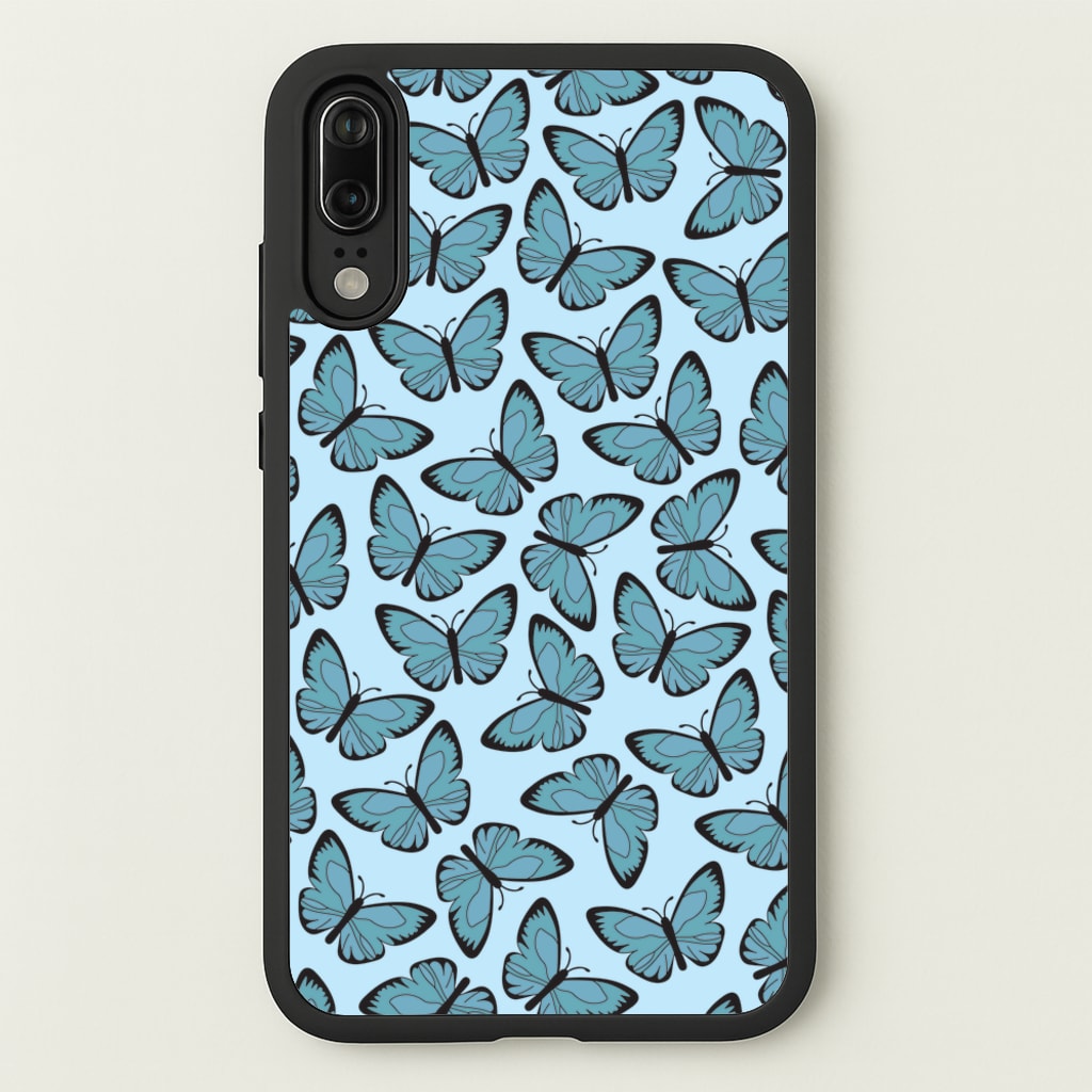 Blue Butterfly - Butterfly Patterns - Butterfly Patterns Phone Case for Huawei P20