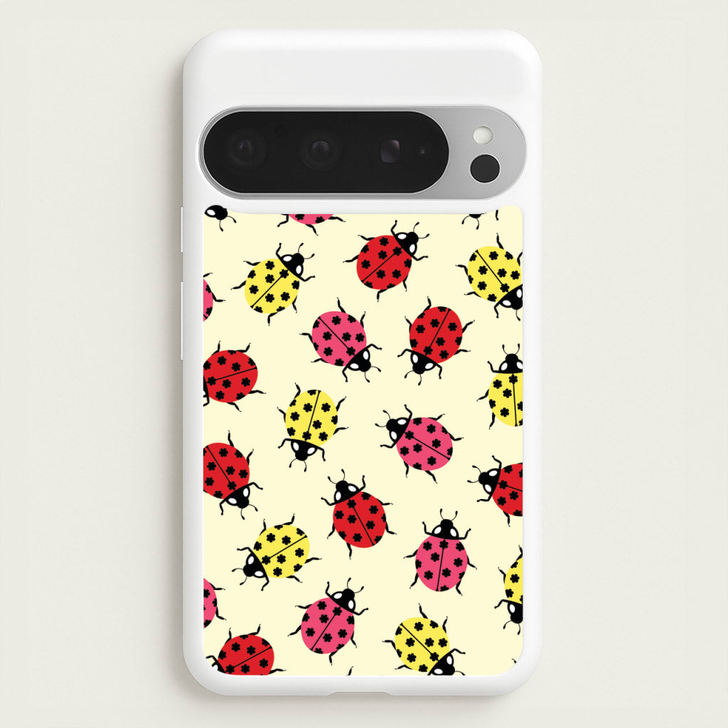 Ladybugs With Flower Spots Pattern - Patterns Phone Case for Google Pixel 9 Pro XL