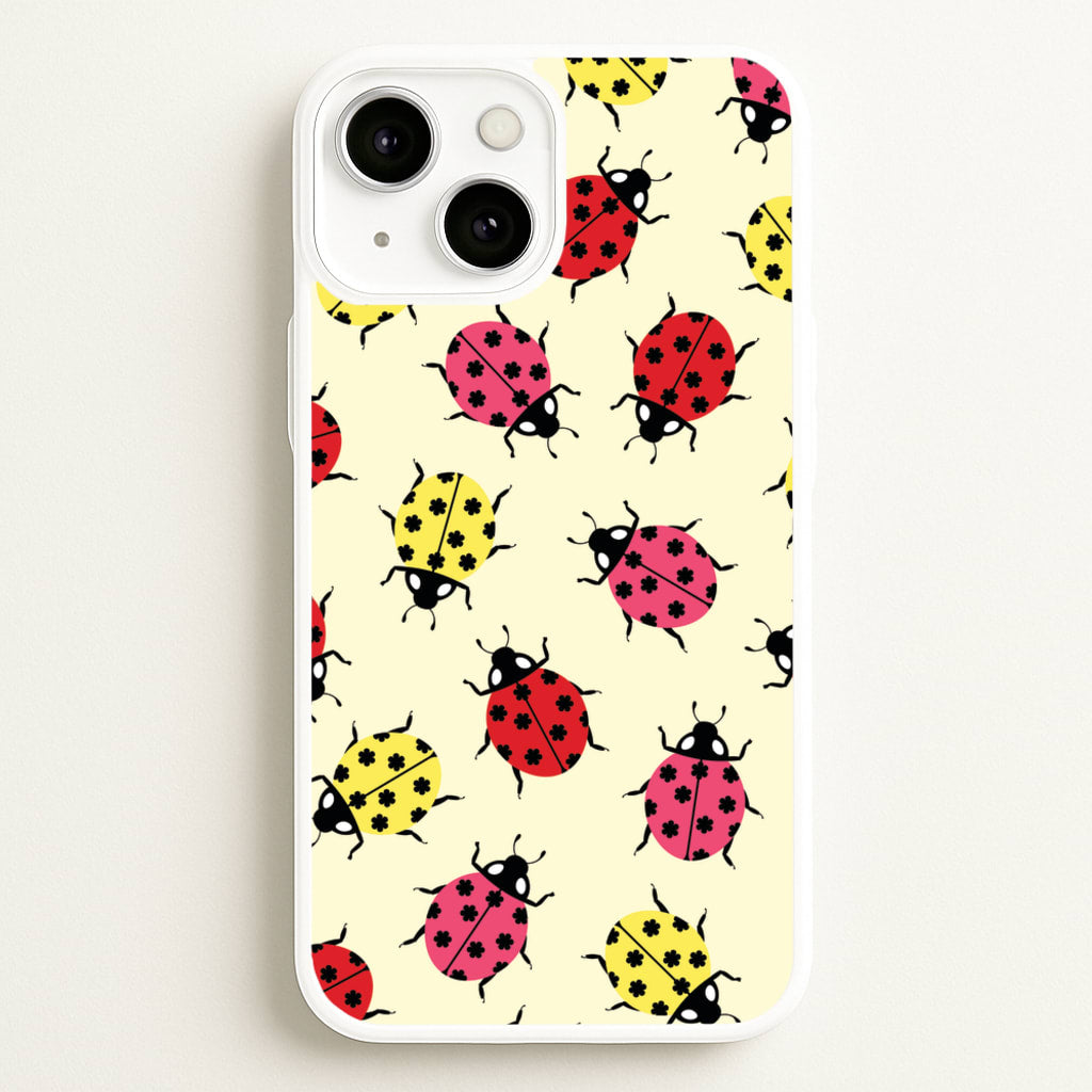 Ladybugs With Flower Spots Pattern - Patterns Phone Case for iPhone 13