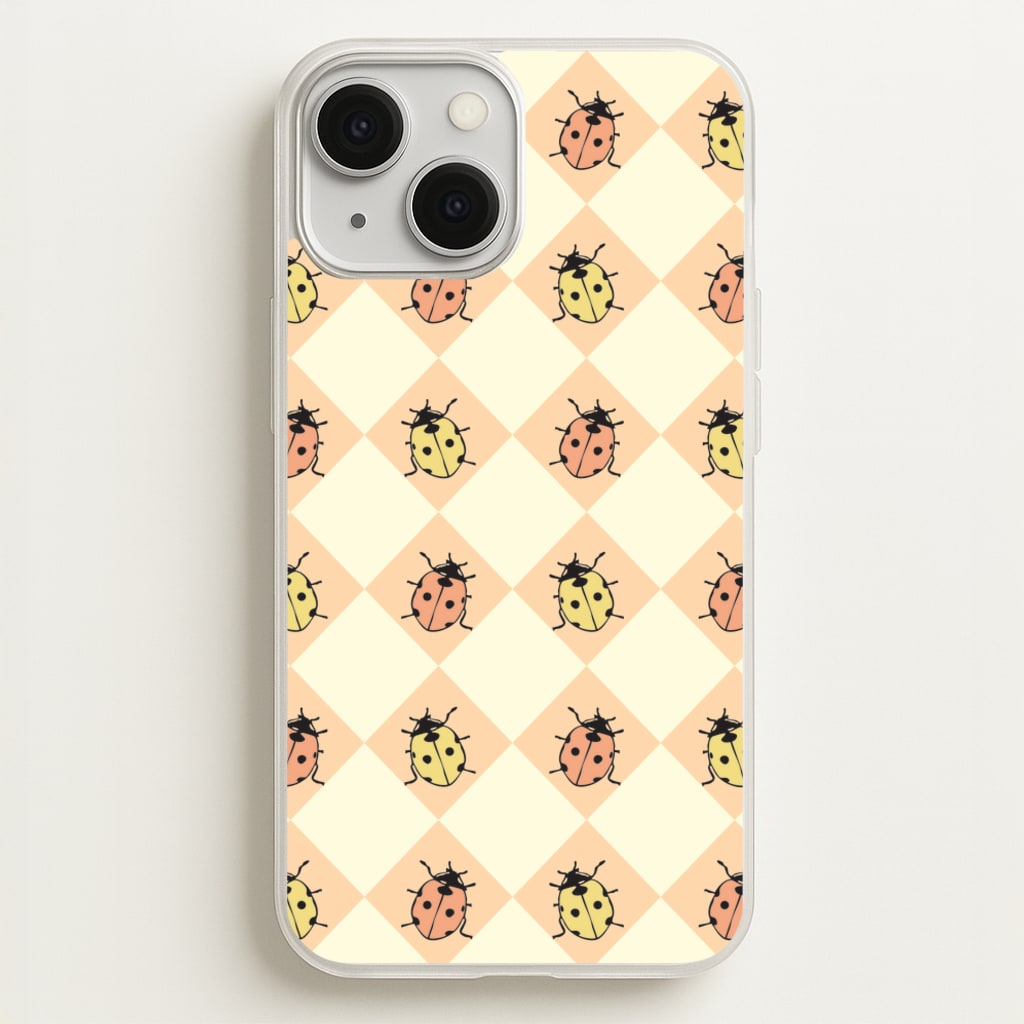 Argyle Ladybugs Pattern - Patterns Phone Case for iPhone 13