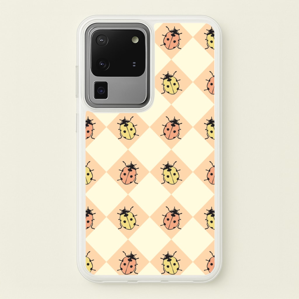 Argyle Ladybugs Pattern - Patterns Phone Case for Galaxy S20 Ultra