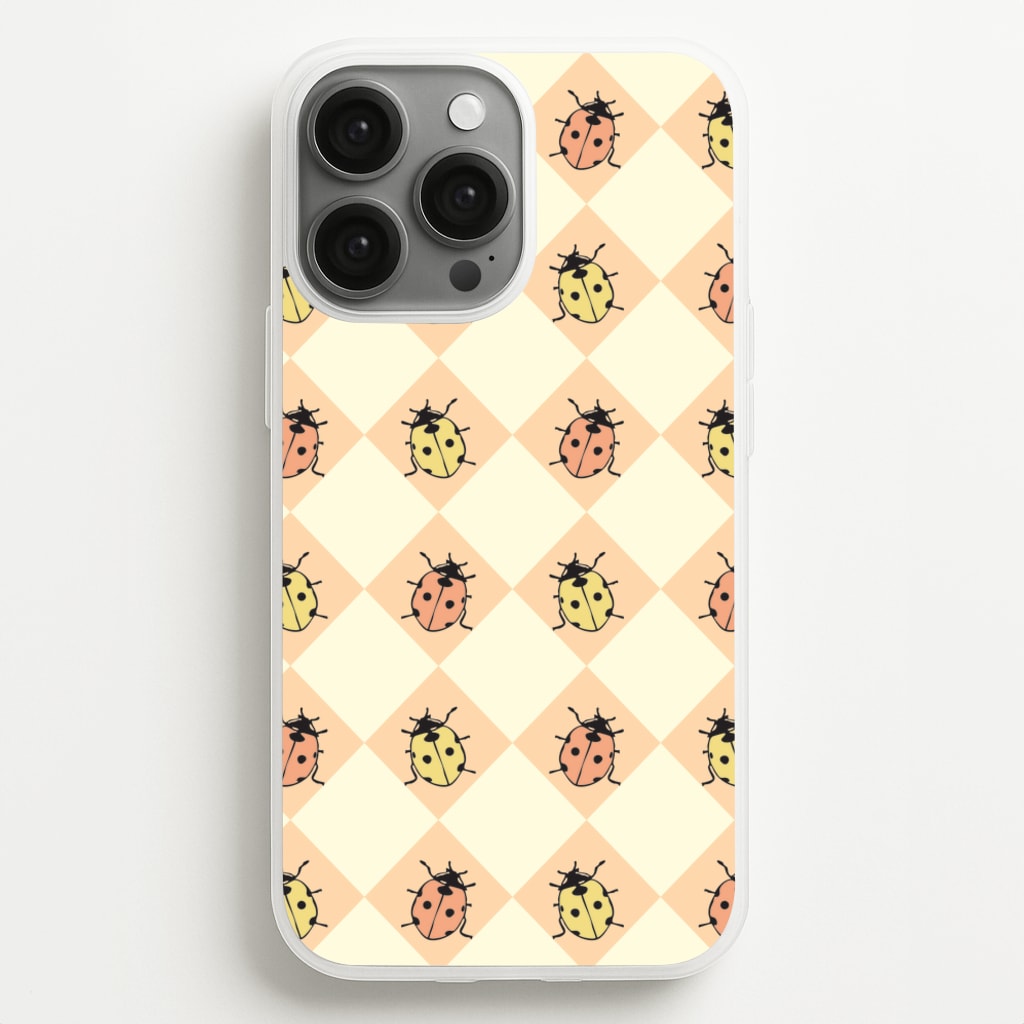 Argyle Ladybugs Pattern - Patterns Phone Case for iPhone 13 Pro Max