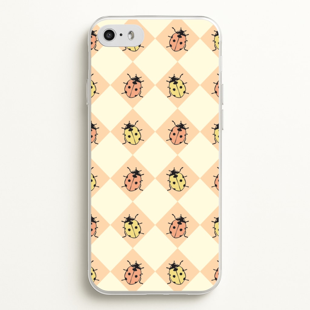 Argyle Ladybugs Pattern - Patterns Phone Case for iPhone 5 / 5s / SE 2016