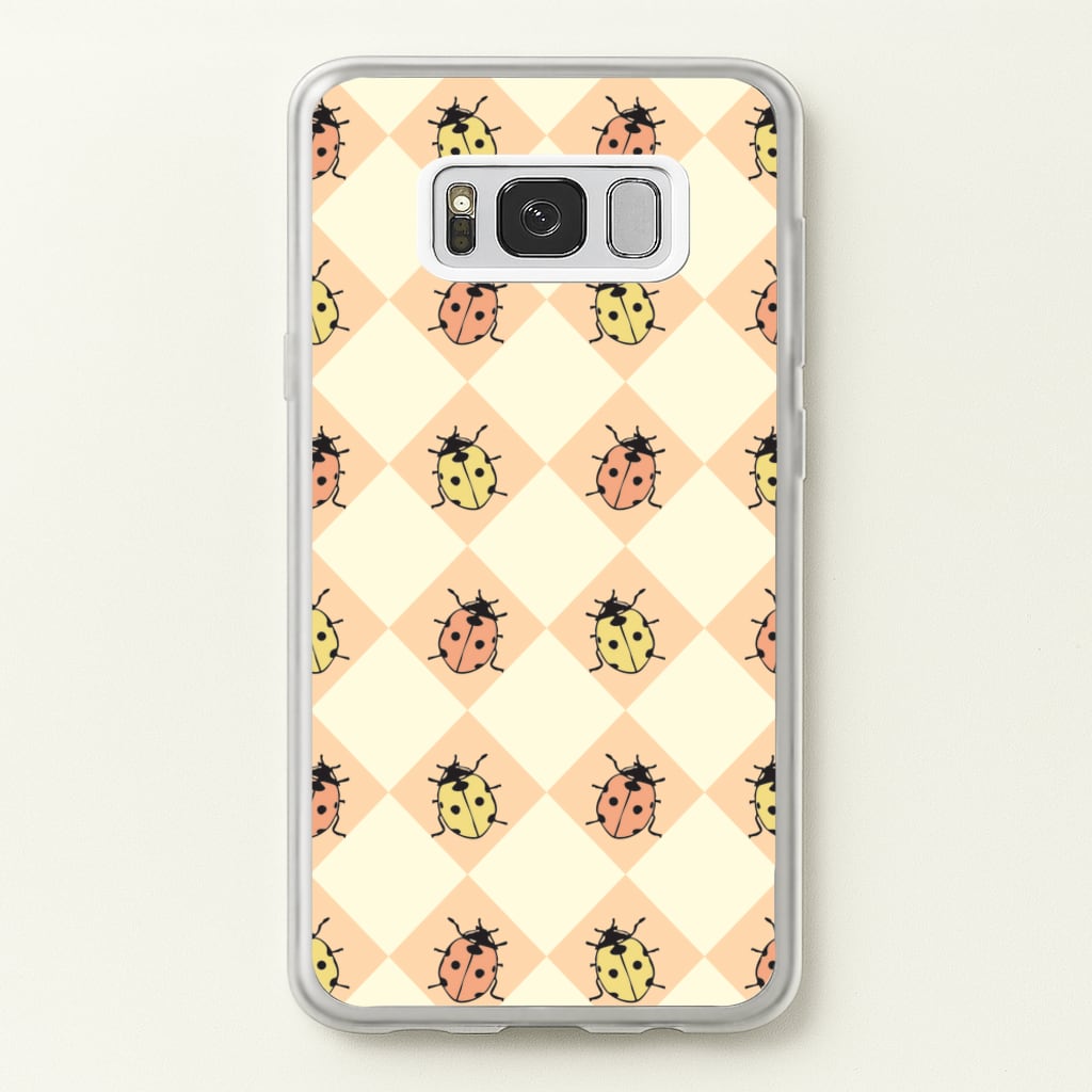Argyle Ladybugs Pattern - Patterns Phone Case for Galaxy S8 Plus