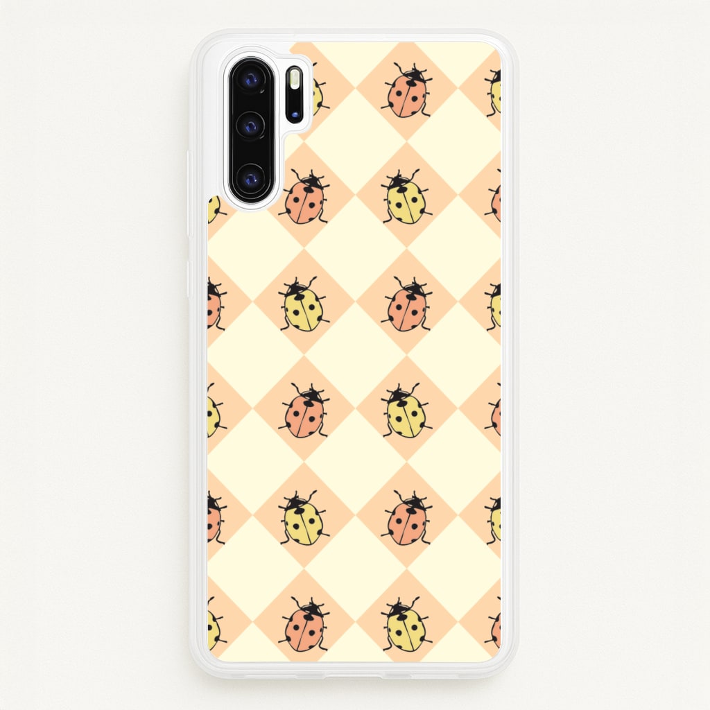 Argyle Ladybugs Pattern - Patterns Phone Case for Huawei P30 Pro