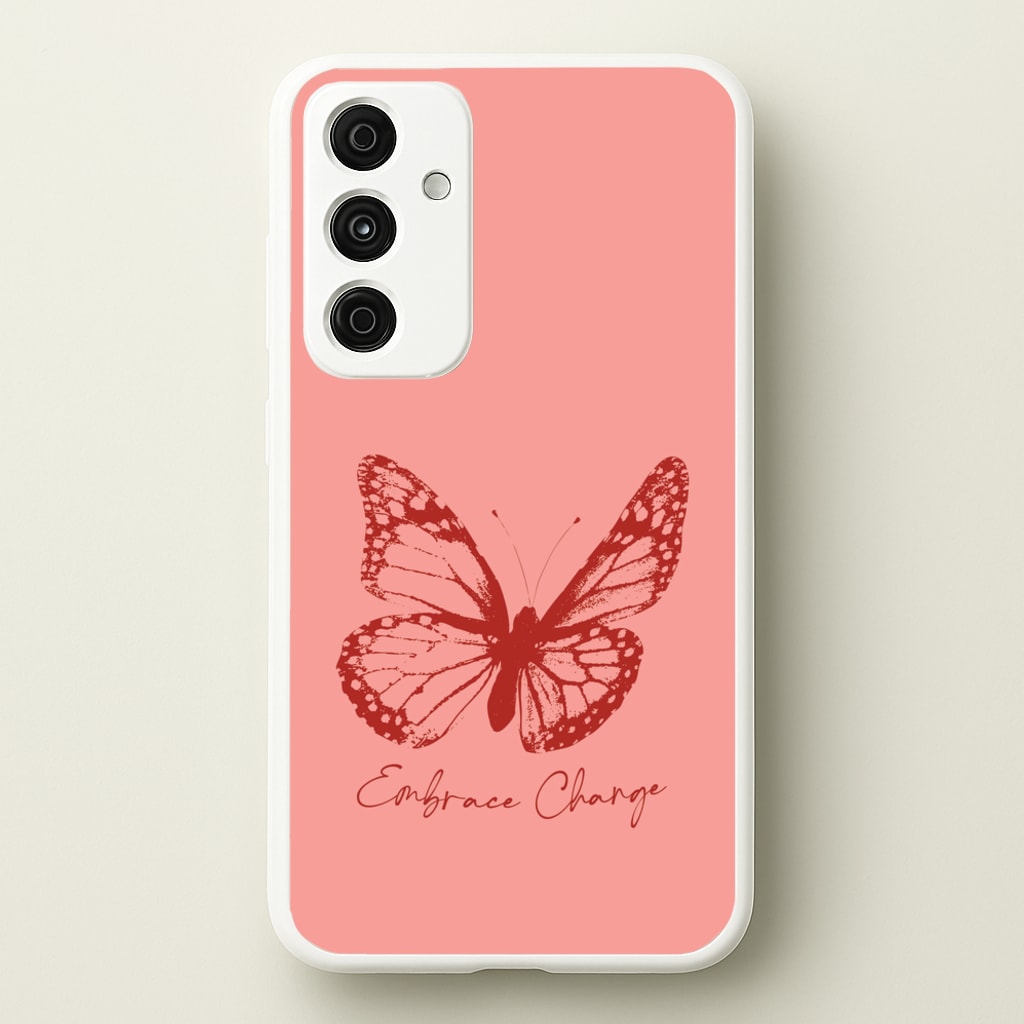 Embrace Change Butterfly - Patterns Phone Case for Galaxy A55