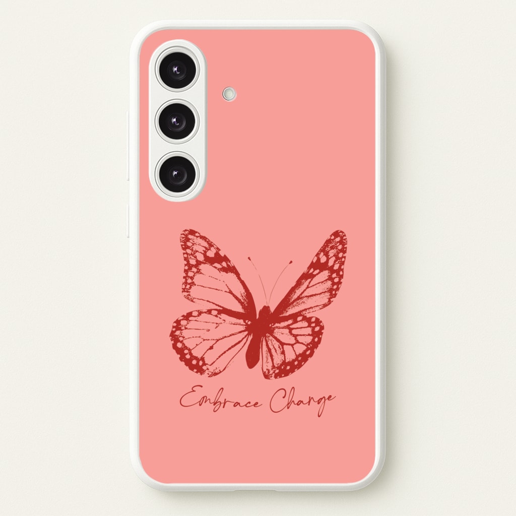 Embrace Change Butterfly - Patterns Phone Case for Galaxy S25 Plus