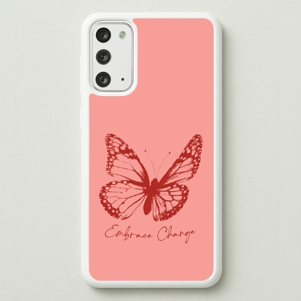 Embrace Change Butterfly - Patterns Phone Case for Galaxy Note 20