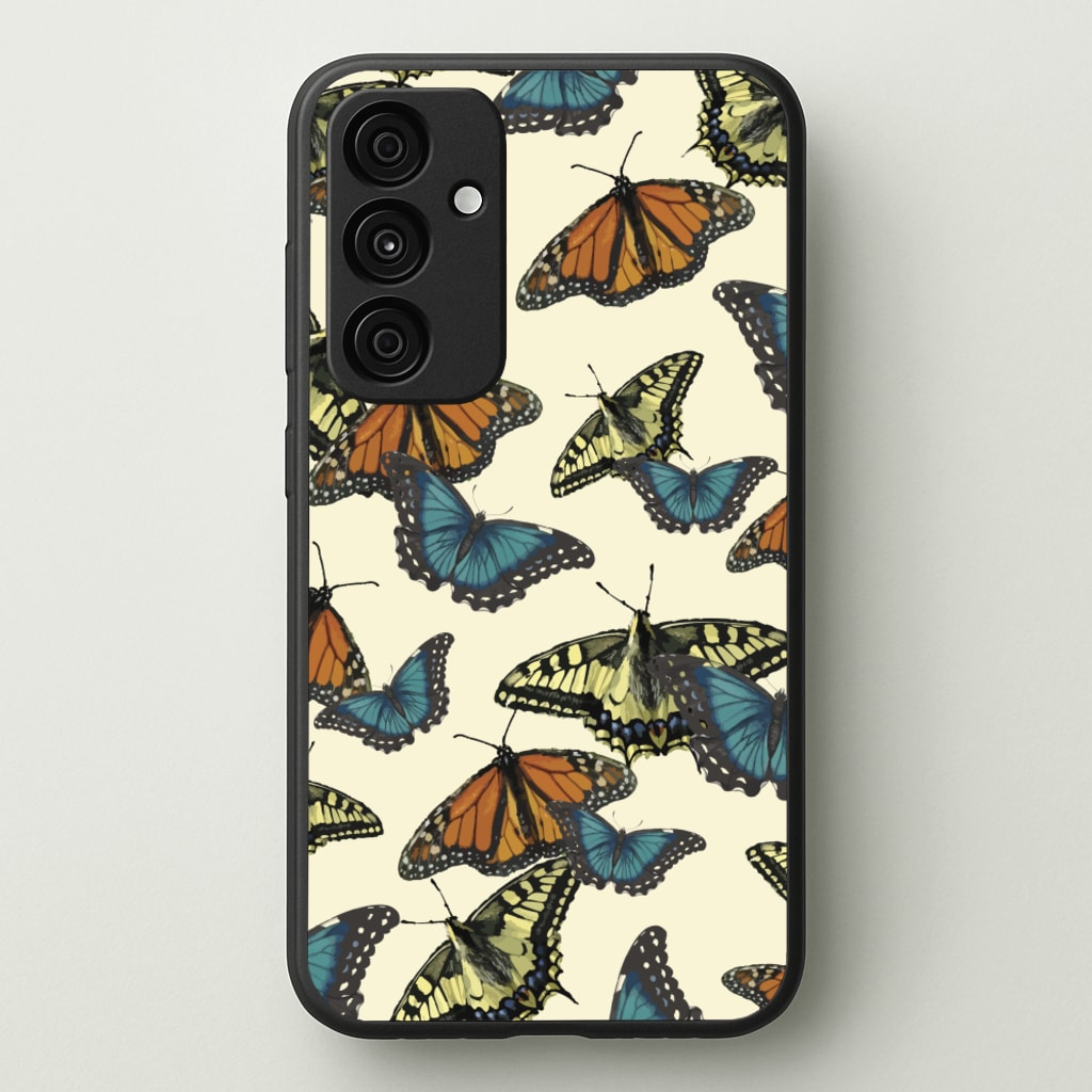 Butterfly Assortment Pattern - Patterns Phone Case for Galaxy A35