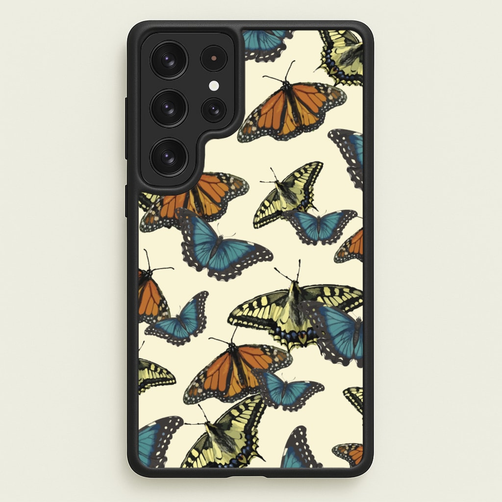 Butterfly Assortment Pattern - Patterns Phone Case for Galaxy S23 Ultra
