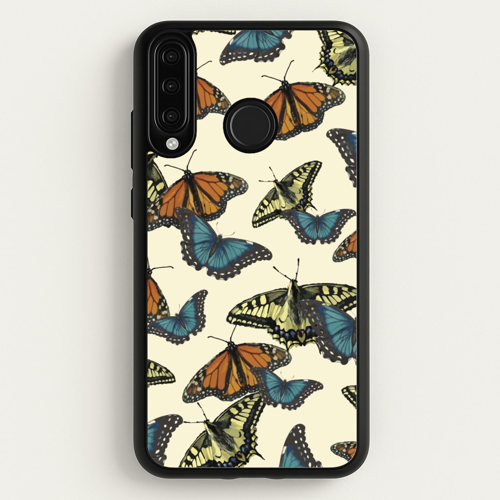 Butterfly Assortment Pattern - Patterns Phone Case for Huawei P30 Lite