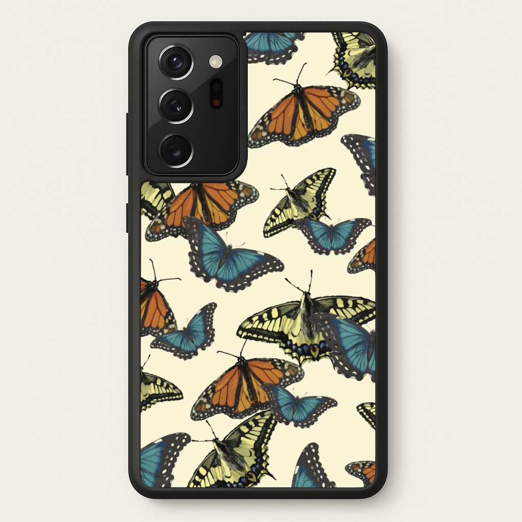 Butterfly Assortment Pattern - Patterns Phone Case for Galaxy Note 20 Ultra