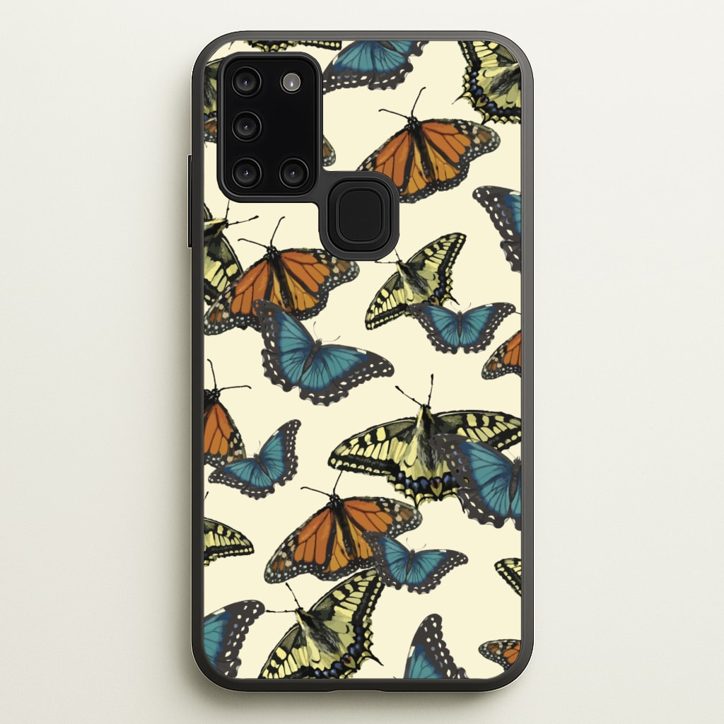Butterfly Assortment Pattern - Patterns Phone Case for Galaxy A21s