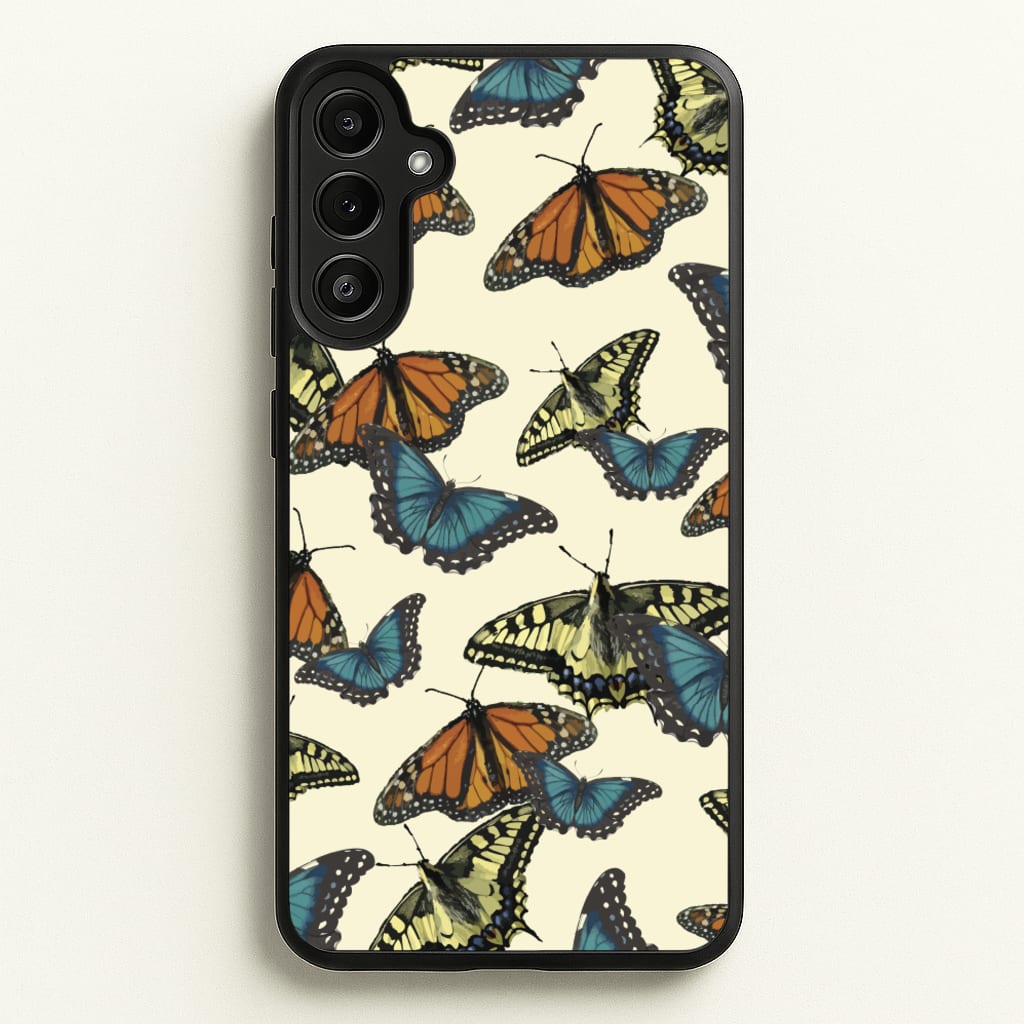 Butterfly Assortment Pattern - Patterns Phone Case for Galaxy A34