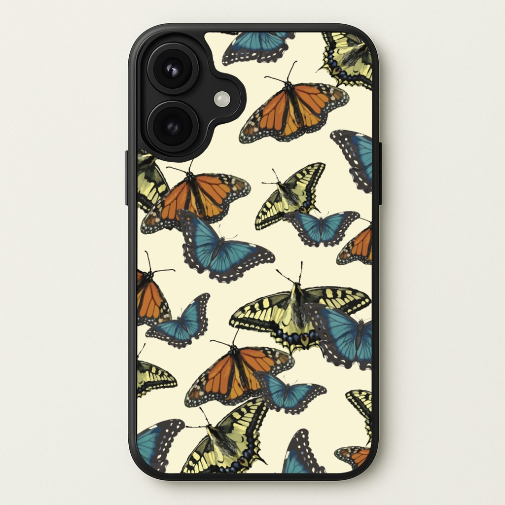 Butterfly Assortment Pattern Phone Case for iPhone 17
