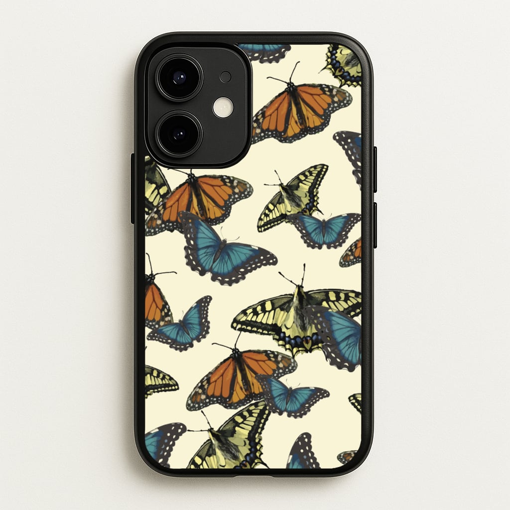 Butterfly Assortment Pattern - Patterns Phone Case for iPhone 12 Mini