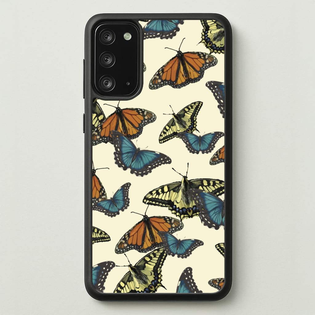 Butterfly Assortment Pattern - Patterns Phone Case for Galaxy Note 20