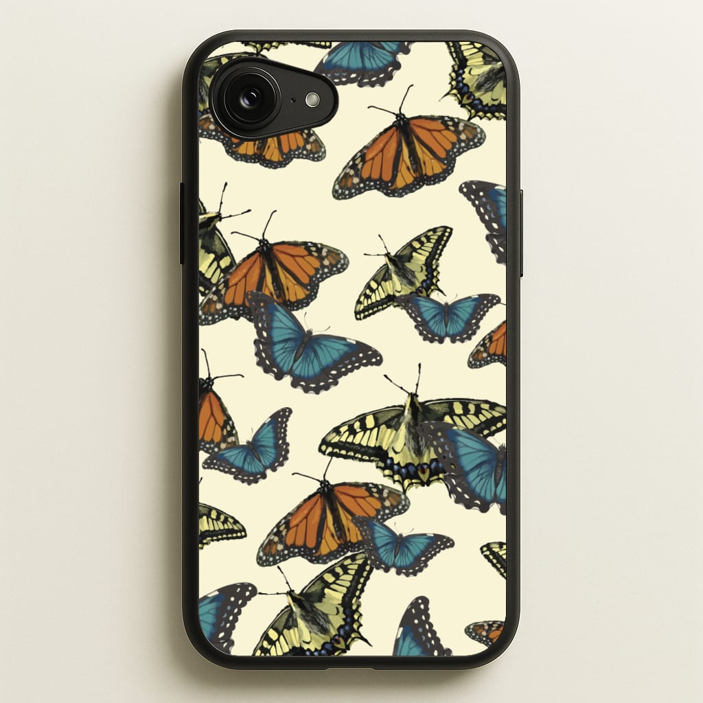Butterfly Assortment Pattern - Patterns Phone Case for iPhone 16e