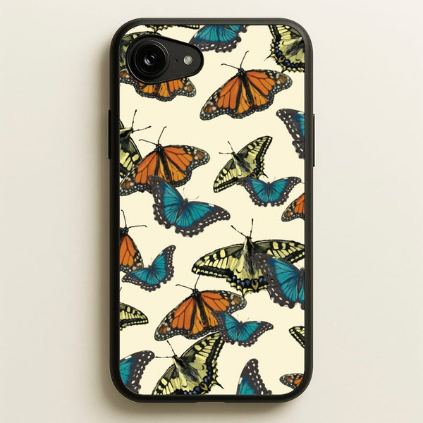 Butterfly Assortment Pattern - Patterns Phone Case for iPhone 16e