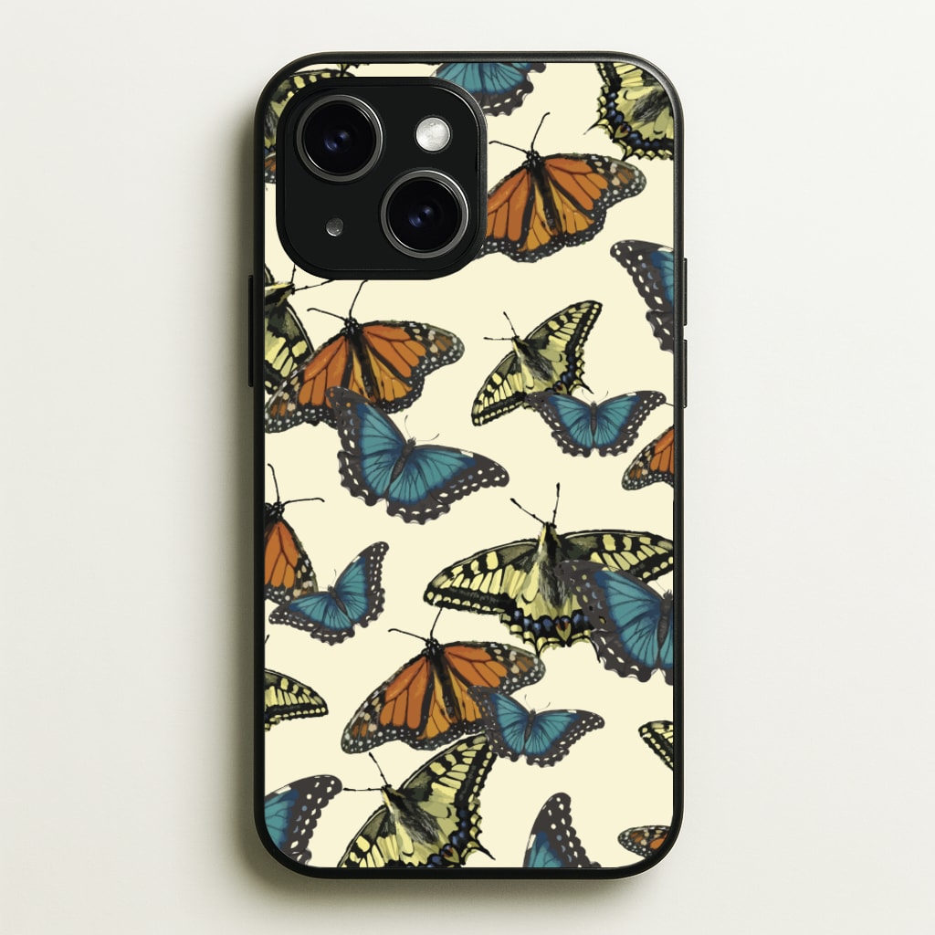 Butterfly Assortment Pattern - Patterns Phone Case for iPhone 14 Plus