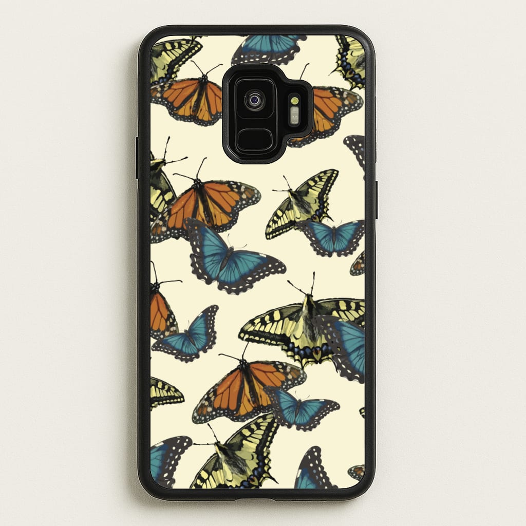 Butterfly Assortment Pattern - Patterns Phone Case for Galaxy S9
