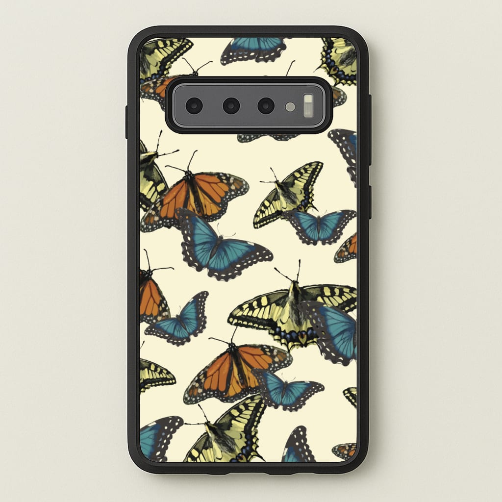 Butterfly Assortment Pattern - Patterns Phone Case for Galaxy S10 Plus