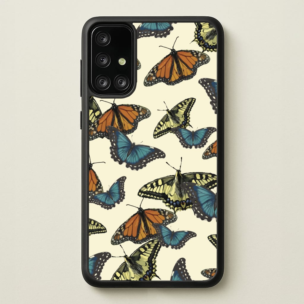 Butterfly Assortment Pattern - Patterns Phone Case for Galaxy A71