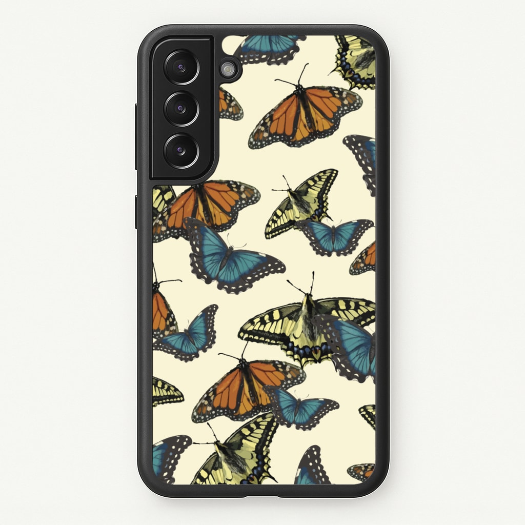 Butterfly Assortment Pattern - Patterns Phone Case for Galaxy S21FE