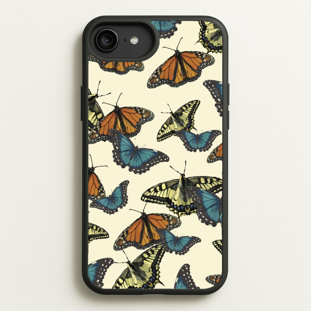 Butterfly Assortment Pattern - Patterns Phone Case for iPhone 6 Plus / 7 Plus / 8 Plus