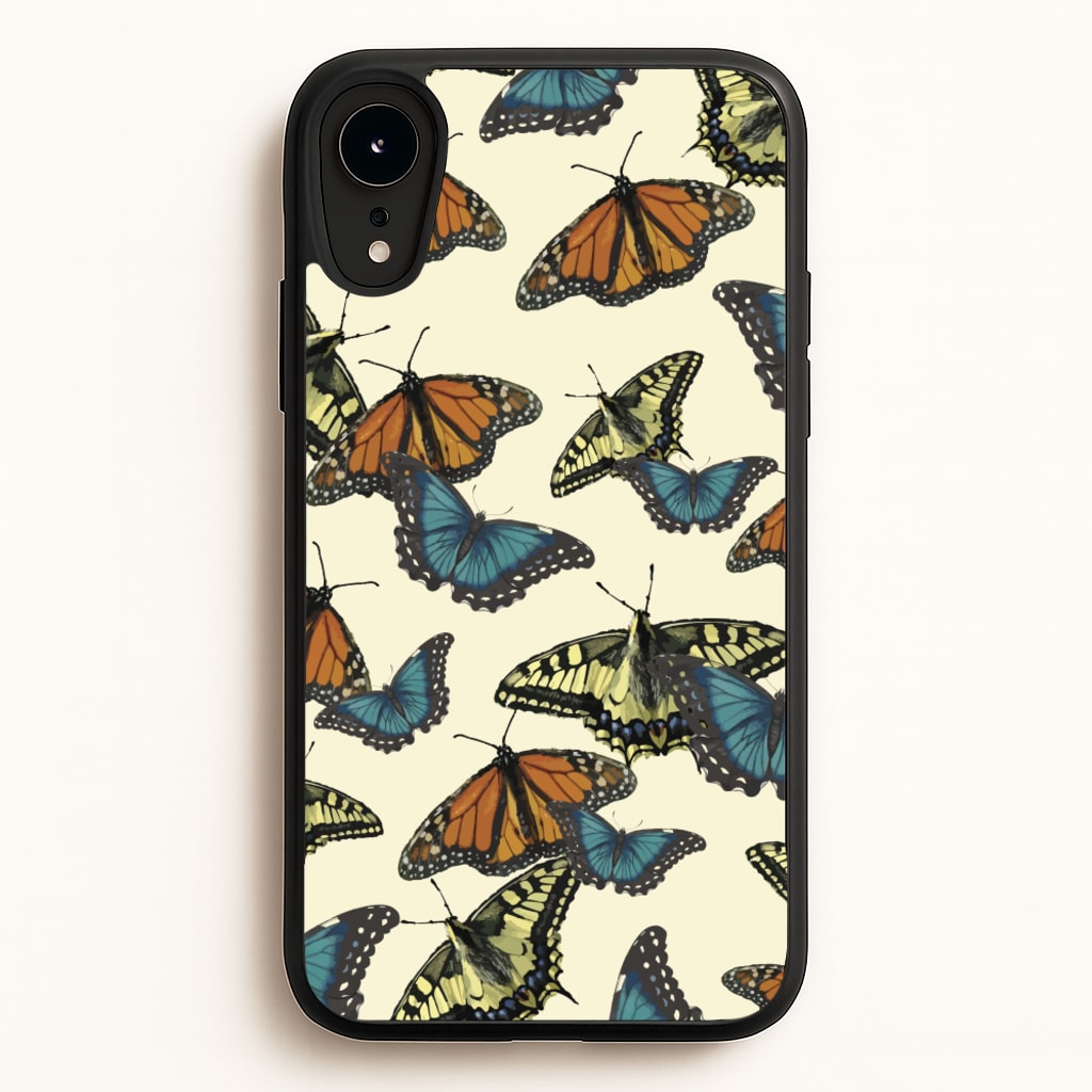 Butterfly Assortment Pattern - Patterns Phone Case for iPhone XR