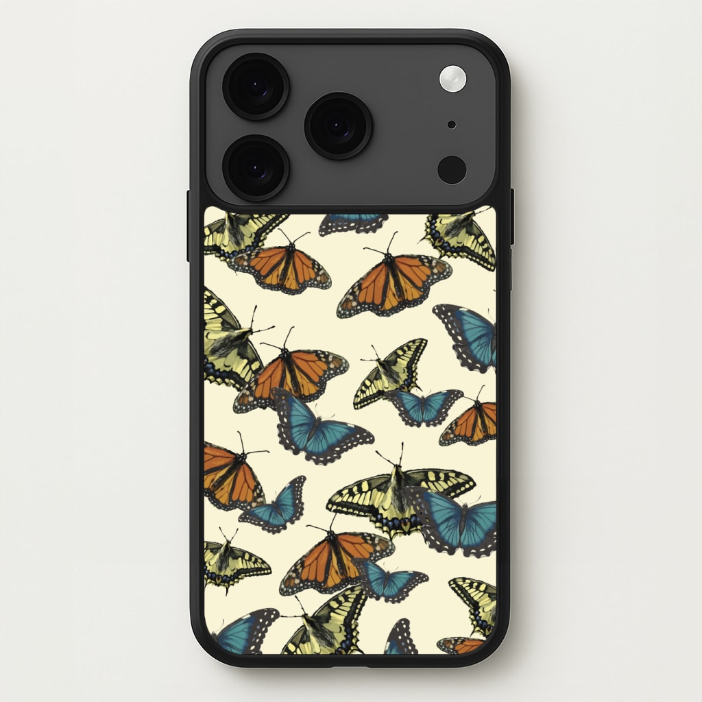 Butterfly Assortment Pattern Phone Case for iPhone 17 Pro Max