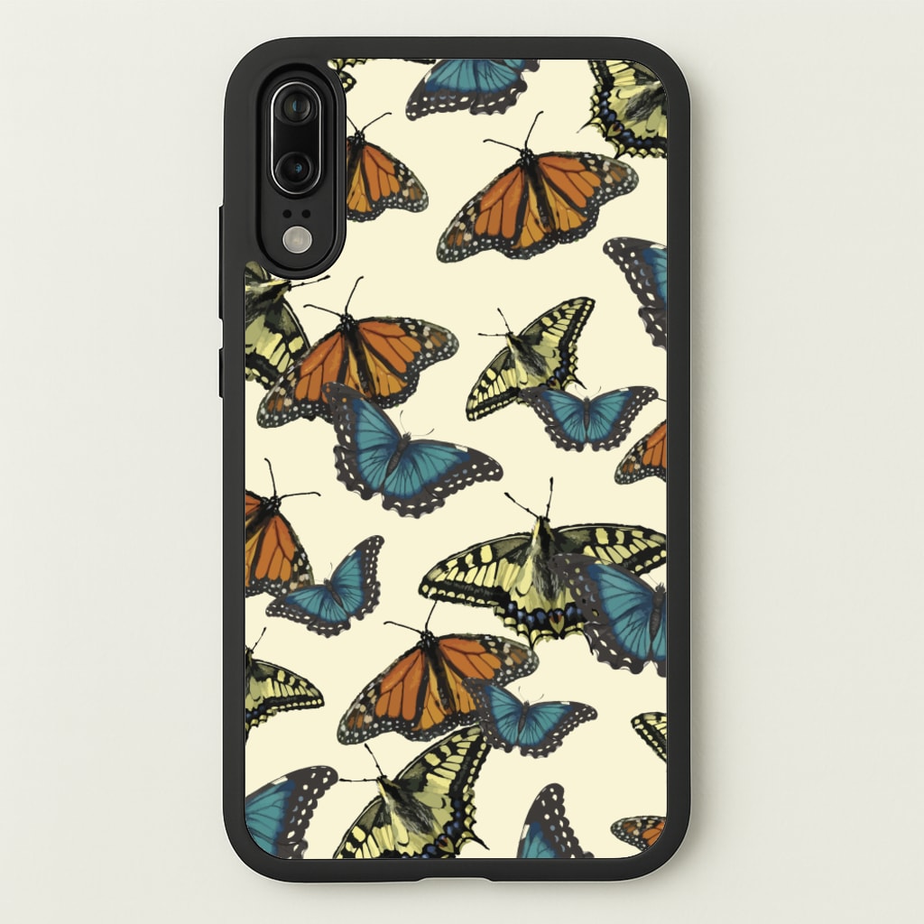 Butterfly Assortment Pattern - Patterns Phone Case for Huawei P20