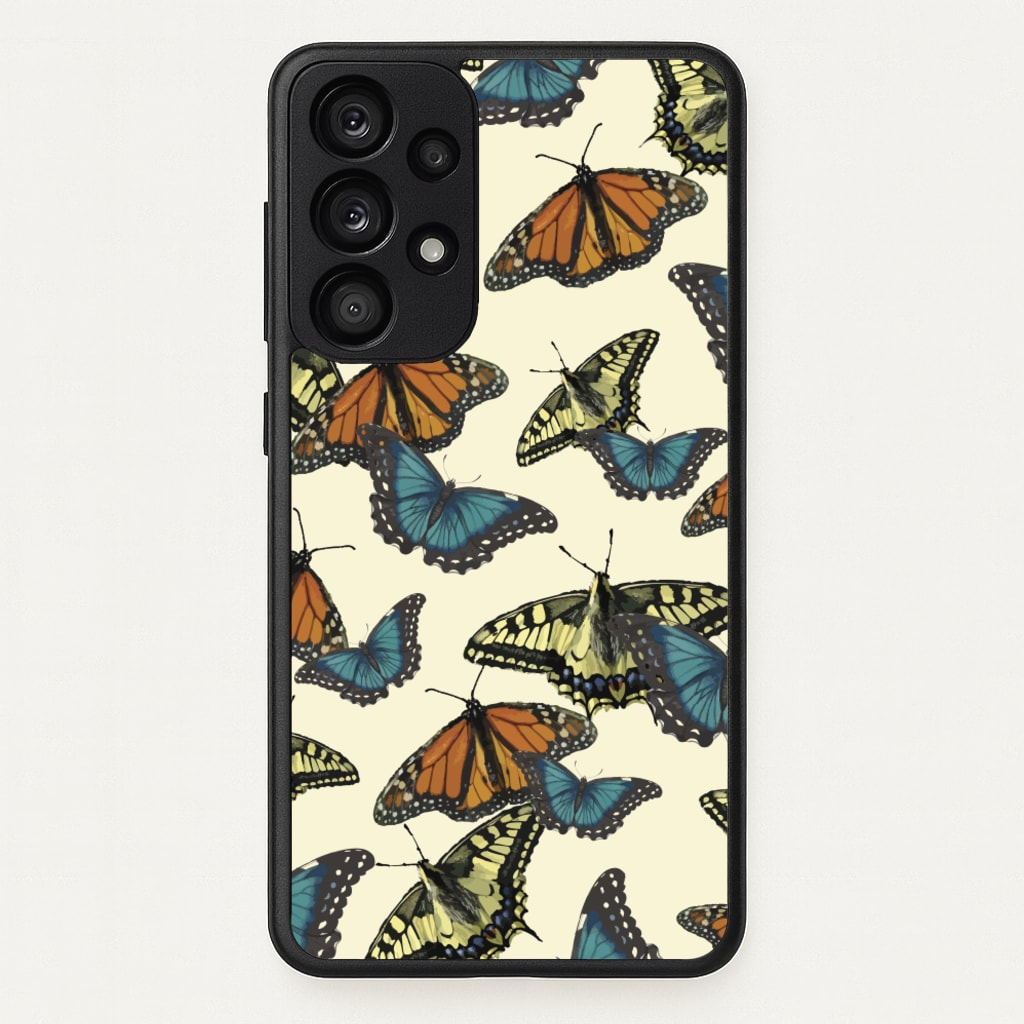 Butterfly Assortment Pattern - Patterns Phone Case for Galaxy A53