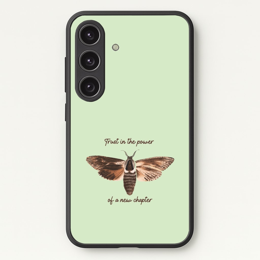 Trust In The Power Of A New Chapter - Patterns Phone Case for Galaxy S25