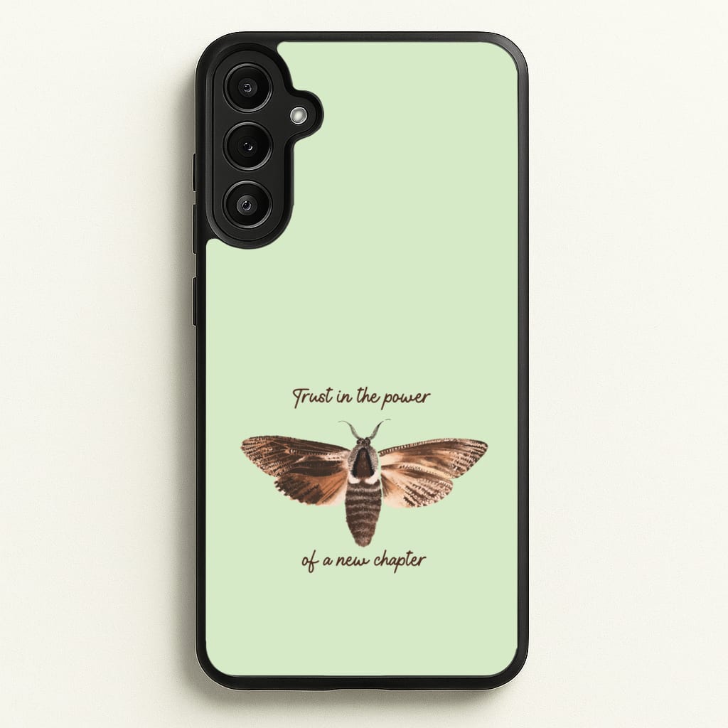 Trust In The Power Of A New Chapter - Patterns Phone Case for Galaxy A36