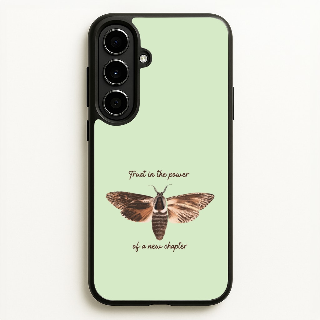 Trust In The Power Of A New Chapter - Patterns Phone Case for Galaxy A56