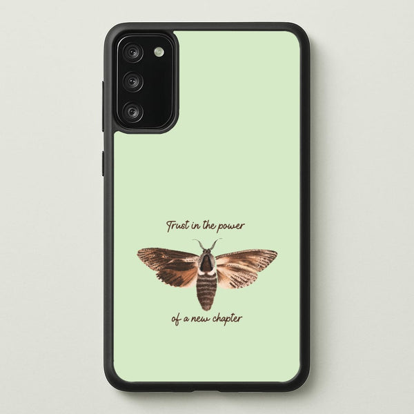 Trust In The Power Of A New Chapter - Patterns Phone Case for Galaxy S20FE