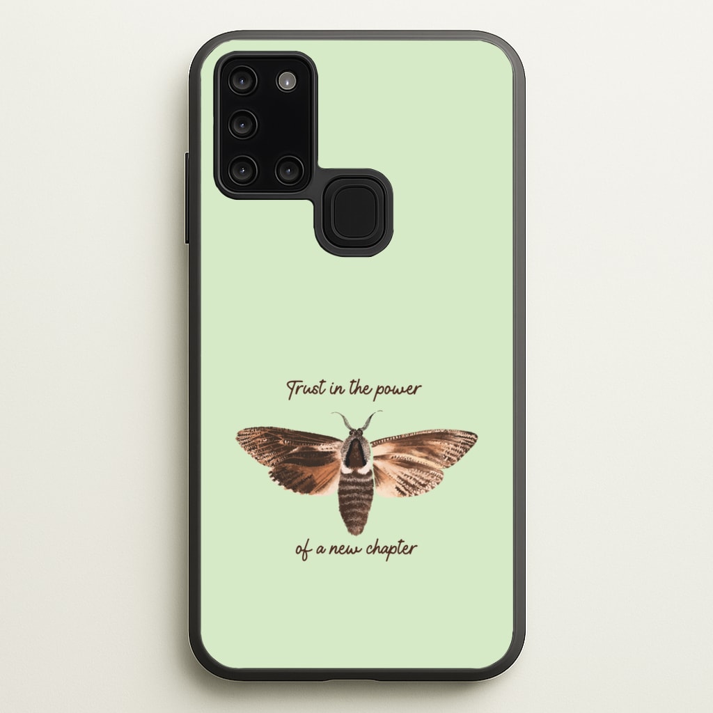 Trust In The Power Of A New Chapter - Patterns Phone Case for Galaxy A21s